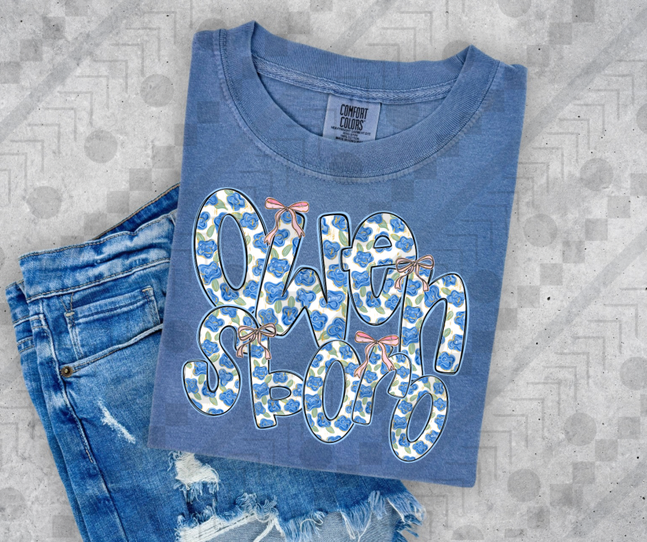 Owensboro Blue Floral Crazy
