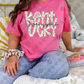 Owensboro Kentucky Stacked Pink Floral