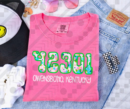 42301 Owensboro Kentucky Floral Zip