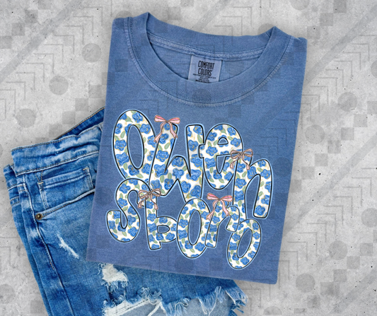 Owensboro Blue Floral Crazy