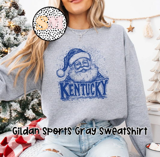 All Blue Kentucky Santa