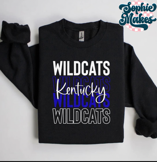 Black Cursive Kentucky Sweatshirt