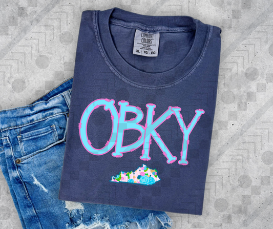 OBKY Sky Blue with Floral State