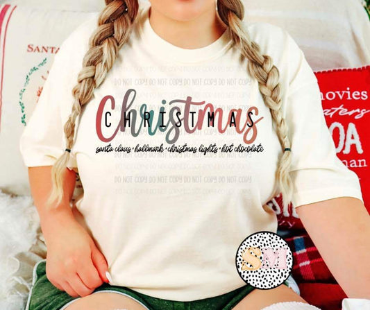 Christmas + Cursive